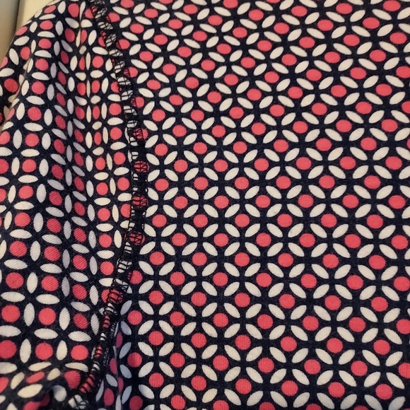 T by Talbots Long Sleeve Stretch Top Shirt XS Pink White Black READ - Picture 11 of 11